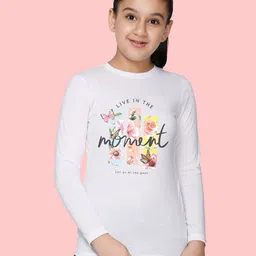NUSYL Girls Floral Printed Long Sleeves T-shirt-22