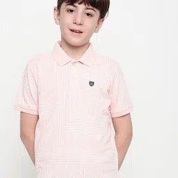 Octave Boys Typography Printed Polo Collar T-shirt-image-58