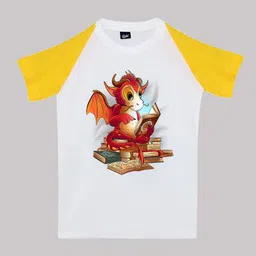 RISH Kids Printed Round Neck Short Sleeves Cotton T-shirt-image-31
