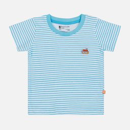 Bodycare Boys Striped Short Sleeves Cotton T-shirt-image-51