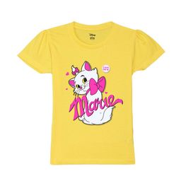 Wear Your Mind Girls Marie The Cat Printed Pure Cotton T-shirt-image-10