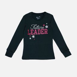Bodycare Girls Typography Printed Cotton T-shirt-image-88