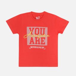 Bodycare Boys Typography Printed Round Neck Cotton T-shirt-picture-36