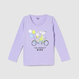 max Girls Graphic Printed Pure Cotton T-shirt-image-73