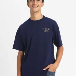 VEIRDO Boys Printed Pure Cotton Applique T-shirt-image-50