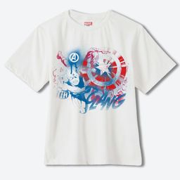 YK Marvel Boys Captain America Printed Pure Cotton Applique T-shirt-picture-29
