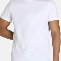 KAEZRI Round Neck Regular Fit Cotton T-shirt-image-96