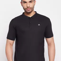 Parcel Yard Polo Collar Short Sleeves Cotton T-shirt-image-55
