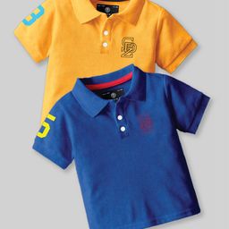 BAESD Boys 2 Polo Collar Applique T-shirt-picture-9