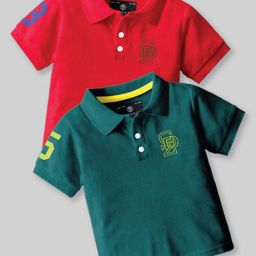 BAESD Boys 2 Polo Collar Applique T-shirt-picture-7