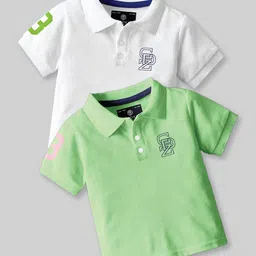 BAESD Boys 2 Polo Collar Applique T-shirt-picture-31