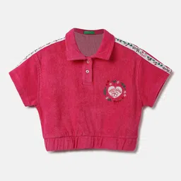United Colors of Benetton Girls Polo Collar T-shirt-image-19