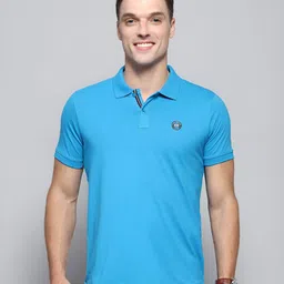 Cloak & Decker by Monte Carlo Men Solid Polo Collar T-shirt-image-90
