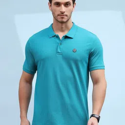 Cloak & Decker by Monte Carlo Men Solid Polo Collar T-shirt-image-54