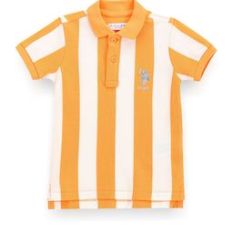 U.S. Polo Assn. Kids Boys Striped Polo Collar T-shirt-picture-24