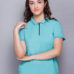 ELPIDA Polo Collar Casual Cotton T-shirt-image-42