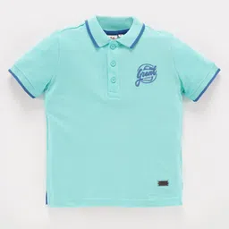 Ed-a-Mamma Boys Polo Collar Regular Fit Cotton T-Shirt-image-19