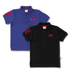 JusCubs Boys Pack Of 2 Polo Collar Cotton T-shirt-image-25
