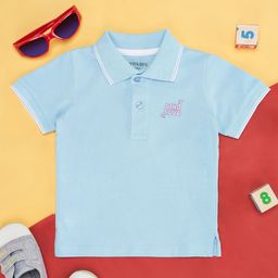 Pantaloons Baby Boys Polo Collar Short Sleeves Cotton T-shirt-picture-10