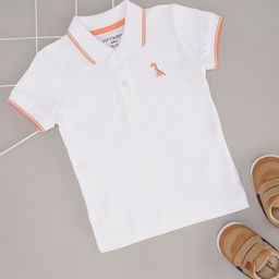 Pantaloons Baby Boys Solid Polo Collar Cotton T-shirt-54