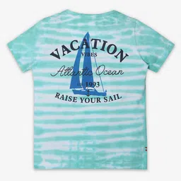 Ed-a-Mamma Boys Striped Round Neck Short Sleeves Cotton T-shirt-image-92