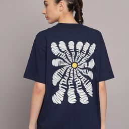 GRIFFEL Typography Printed Cotton T-Shirt-image-7