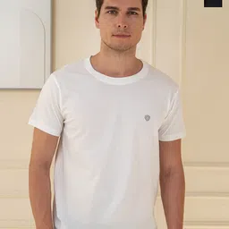 Lux Cozi Pack Of 2 Short Sleeves Round Neck Cotton Casual T-Shirts-image-72