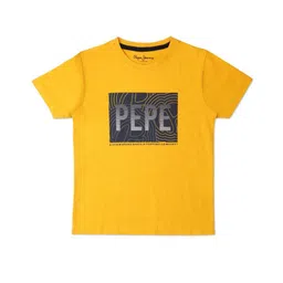Pepe Jeans Boys Typography Printed Pure Cotton T-Shirt-image-13