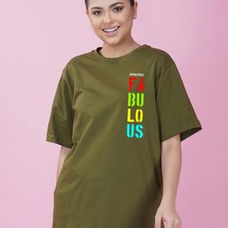 NUSYL Typography Oversized Cotton T-shirt-image-17