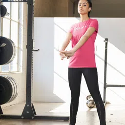 Puma Typography Printed Dry- Cell Training or Gym Regular fit T-shirt-image-34