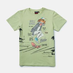 Gini and Jony Infants Boys Printed Round Neck Cotton T-shirt-picture-45