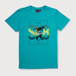 Gini and Jony Boys Typography Printed  Short Sleeve Cotton T-shirt-27
