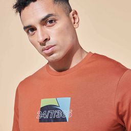 Cultsport Graphic Printed Pure Cotton T-shirt-image-56