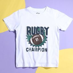 Hoop Boys Graphic Printed Cotton T-shirt-image-56