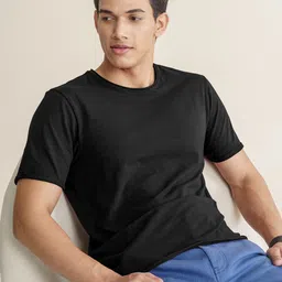 DAMENSCH Men Round Neck Raw Edge T-shirt-image-81