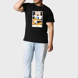 Bewakoof Plus Men Plus Size Humour And Comic Printed Cotton T-shirt-image-91
