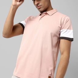Campus Sutra Polo Collar Cotton T-shirt-image-82