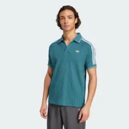 adidas Originals Waffle Knit Polo Shirt-19