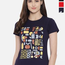Fabflee Pack Of 3 Graphic Printed Cotton T-shirts-picture-21