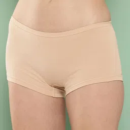 Fruit of the Loom Women Pack of 3 Assorted Solid Boy Shorts m-joy-skin-3-image-59