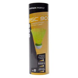Plastic Shuttlecock PSC 900 Yellow x 6 Slow-picture-22
