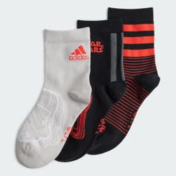 adidas star wars 3 pairs per pack sock kids training kids training-28