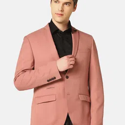Blackberrys Notched Lapel Collar Slim-Fit Single-Breasted Formal Blazers-picture-25
