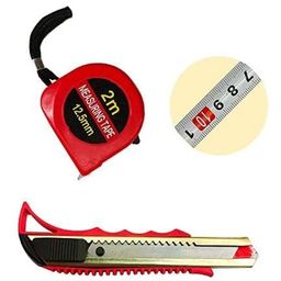 DOTCOM 9 Pieces Basic Tool Kit, Home Tool Kit for Women Men Students,Tool Box with Tools Included,Small Tool Kit for DIY,Household Repair image 2
