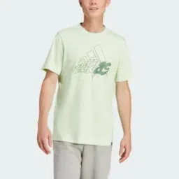 illustrated badge graphic tee men training men training-13