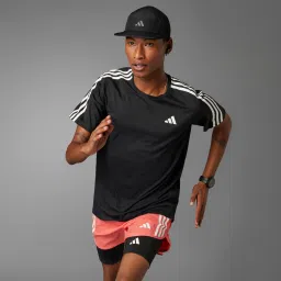 adidas performance Own the Run 3-Stripes Tee image 1