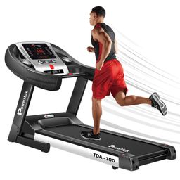 PowerMax Fitness TDA-100 (4HP Peak) Motorised Treadmill for Home Use_PIPE_Max User Wt. 110KG _PIPE_15 Level Auto-Incline_PIPE_ T-79