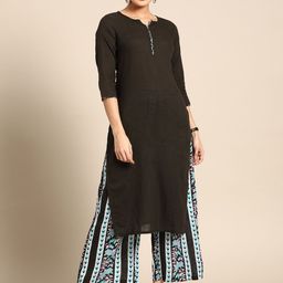 Anouk Pure Cotton Kurta with Palazzos-image-18