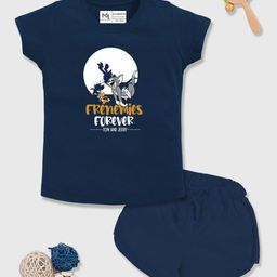 YK X Minute Mirth Girls Tom & Jerry Printed Pure Cotton T-shirt with Shorts-picture-25