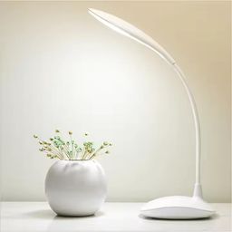 generic Rechargeable Battery Operated Desk Lamp � 3 Level Brightness Led Light Study Lamp for Students,Touch Control Eye Caring Night Light for Study Room | Work from Home Portable Reading Light image 1